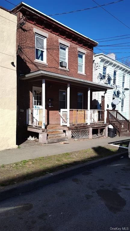Looking for a nice brick multi-family in the City of Newburgh? Your search ends with this well maintained building with a nice front porch and maintenance free exterior. Perfect for investor or owner occupant. Building is well maintained and tenants pay all utilities (water/sewer, gas and electric). Owner pays garbage, taxes and insurance.