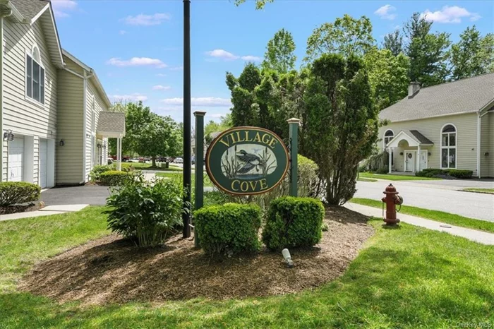 This is an amazing opportunity to reside in the highly coveted Townhomes at Village Cove, nestled in the picturesque Village of Warwick, NY. It&rsquo;s been quite some time since an end unit property like this has graced the market. This stunning home offers all the essentials for a lifestyle of comfort and sophistication: a cozy fireplace, gleaming hardwood floors, a private one car garage with a driveway that can accommodate two cars, secluded outdoor area, and the convenience of snow removal and landscaping services. Plus, enjoy the added perks of a brand-new roof installed in 2023, along with low taxes and a very reasonable HOA fee. Act fast - this exceptional home is sure to be snapped up quickly!