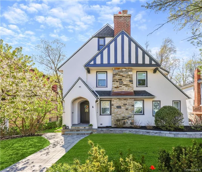 Totally redone with a very contemporary style and only steps from the Bronxville school, train and village center sits 25 Parkway Road. A handsome Tudor with all new stylish bathrooms, new eat-in kitchen looking out over an expansive lawn, new floors, new plumbing and new electric through out. There is a coveted second floor laundry and also an open floor-plan third floor with full bath which can be used as a bedroom or wonderful hobby and hang out space. Two-car garage, new leafless gutter system, just painted exterior, new landscaping and a redone driveway are just some of the exterior improvements. This home is also steps from the newly designed Maltby Park playground and steps from the Bronxville Village Famer&rsquo;s Market and Village paddle courts. Don&rsquo;t miss this gem of a house!