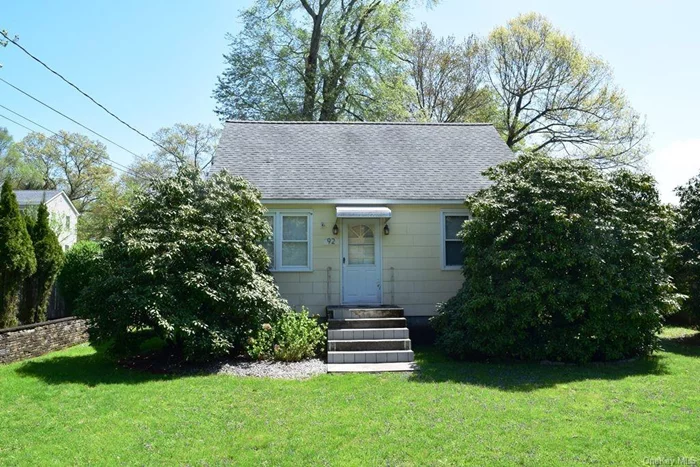 This 1946 cape cod cottage was turned into a year round home but still needs some work, including a hot water heater, and the price reflects this. The partially-fenced yard is located on a quiet street Lake Peekskill neighborhood. This property consists of 2 lots totaling .27 acres. Sold as is.