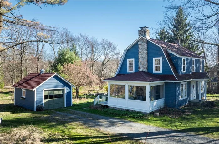 Charm and location pair perfectly in this meticulously cared for 1920&rsquo;s home that&rsquo;s just a stone&rsquo;s throw from Sam&rsquo;s Point/Minnewaska State Park in the historic mountaintop community of Cragsmoor. The first floor is perfectly appointed with a spacious (but so cozy!) living room with a wood stove insert in a brick fireplace surround, an enclosed porch/sunroom, separate dining area, and a cute kitchen that leads right out to the garden. Beautifully maintained original details tell a story of fine craftsmanship and considered materials, filling the home with warmth and character. American chestnut woodwork and trim, original hardwood floors and doors, and a gorgeous stone chimney are just a few of the special features of this special home. The charm continues upstairs where you will find three sunny bedrooms, each with ample closet space. Recently upgraded, the spacious full bath features both the original claw foot tub and a more modern tiled shower. A true highlight of the home is the lovingly created and cared for native perennial gardens that surround the property. These gardens are a pollinator&rsquo;s paradise and both you and the buzzing bees will enjoy a full season  and wide variety  of bright blooms! Spanning 1.3 acres, there is also a fenced in veggie garden with raised beds. The one car garage with electric is ideal for parking, storage, or a little studio or workshop. The large basement has a laundry area and plenty of storage space. Some recent upgrades include upgraded attic and basement insulation, a whole house water filtration system, exterior painting, repair and restoration to second floor windows (original to the home), renovated 1/2 and full bath, and full gutter replacement! Located in the picturesque hamlet of Cragsmoor, you can take advantage of extremely easy access to some of the best hiking and vistas in the Hudson Valley! Perched just above Ellenville, with a very scenic drive into town, you will find Morning Sunshine, Top Shelf, Everything Nice, The Common Good, Cohens, the Borscht Belt Museum, the weekly Market on Market There are many options for good food + fun plus more to come! Even more options can be found 20-30 minutes away in other destination towns like Mountaindale, Kerhonkson, and Accord. All under 80 miles to the GWB!