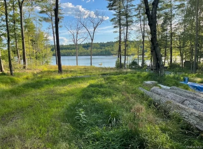 Motorboat Lakefront Lot on Highland Lake with beautiful lake views. Bring your toys and enjoy plenty of water activity. Driveway in place. Close to Delaware River, Restaurants, Bethel Woods and shopping. Grab your beach chair and witness the amazing sunsets.