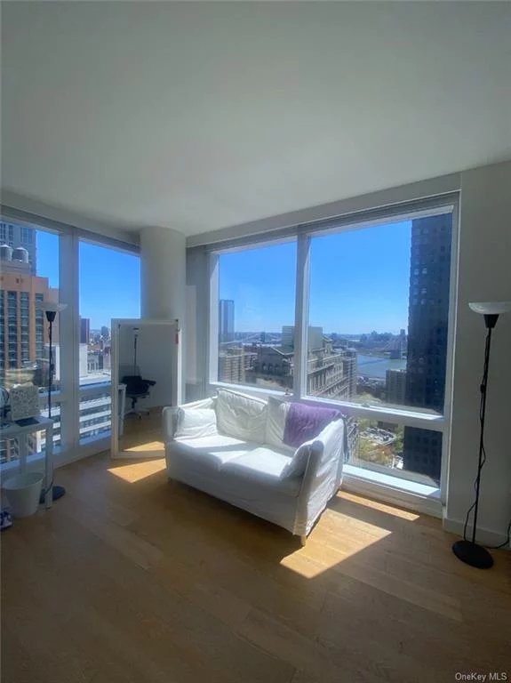 NEW TO MARKET - Amazing 1 bed with stunning city views,  W/D in unit, Stainless appliances.Please note this is from June 8th till August 8th. You can renew with the building if you like after the lease expires. Inquiry today for more info. 19 Dutch is more than a dramatic update to the classic skyline of Lower Manhattan. It is a shimmering cultural jewel announcing the arrival of a new downtownone that&rsquo;s genuinely welcoming, warmly livable, highly enviable, and begging to be discovered. 770 feet above the streets of this buzzing neighborhood, the glass-clad marvel features a uniquely patterned fit design that bestows dramatic dimensionality on the new high-rise building.