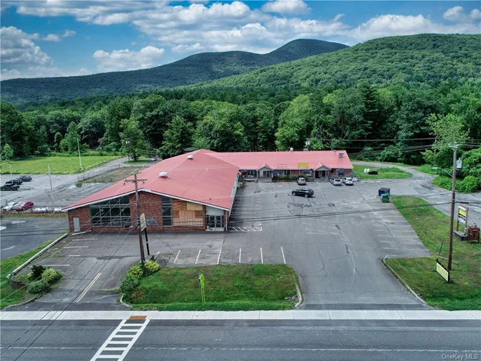 This strip plaza is located on State Route 28, with a daily traffic count of 7, 000 vehicles. It is situated at the gateway to the Catskills and offers over 42, 000 square feet of commercial space. The plaza consists of a large commercial building and 4 attached stores/service shops. It is conveniently located next to the area&rsquo;s largest grocery/shopping center and across the street from the local high school. The high-traffic location ensures year-round business from surrounding homeowners, skiers, tourists, and local development. The property is in very good condition and has municipal sewer access. The large commercial space, previously used as a lumber yard and salvage retail store, offers over 35, 000 square feet of office, retail, and warehouse space with excellent visibility from State Route 28. The building has updated systems, including the roof, heating, and cooling units. The tenant base is solid, with a Post Office, Restaurant, Woodstock Antiques, and cafe/catering already occupying the space. The vacant large commercial storefront with warehouse space is available for lease at $4, 500 per month. For potential buyers, it&rsquo;s important to note that the sale of the building comes with a non-compete restriction for the grocery business next door for 10 years. At the asking price with the vacant large commercial space, the Cap rate is approximately 6%. Please refer to the associated documents for more information on income and expenses related to the property.