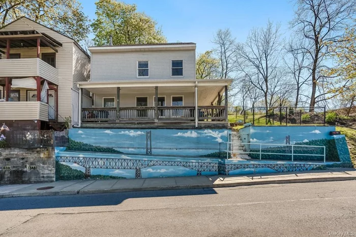 This stunning rental home offers more than just a place to live, it provides a picturesque backdrop of the Hudson River and iconic old Poughkeepsie railroad bridge. Located in a prime location in Poughkeepsie, this 2 bed/1 bath offers in unit laundry, spacious living room, private porch and yard to take in the river views. Walkable to the Poughkeepsie Train Station, restaurants and public transportation, this is truly a great find!  Parking located directly across the street on small gravel lot