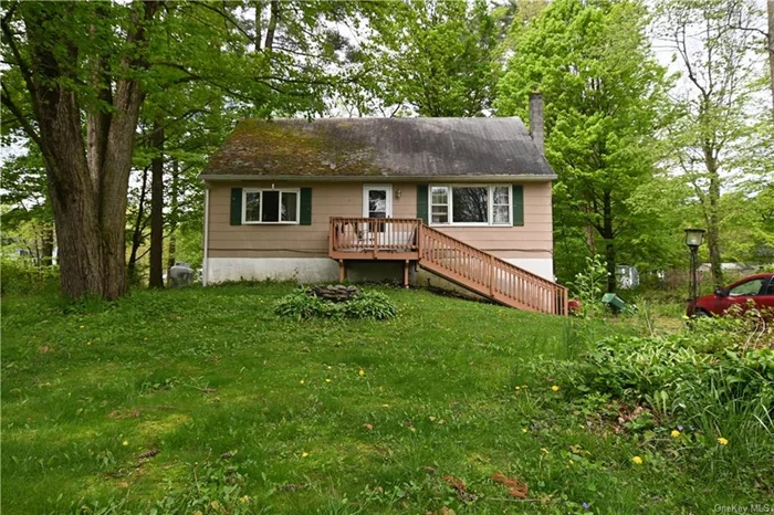 Check out this adorable Cape Cod nestled on a corner lot in a quiet neighborhood, just minutes from Rt 17 in Wurtsboro. This charmer has the original kitchen cabinets and hardwood floors that just need a little TLC to make them shine again. The main level has a large living room and good-sized eat-in kitchen. There&rsquo;s a door that leads out to the wooden rear deck and spacious backyard. Down the hall are two bedrooms and a full bath. Upstairs, there are two finished rooms in the dormer that could be extra bedrooms. Downstairs is a full basement with laundry room and access to the one-car garage. The location is great, and so is the opportunity to own a really nice home at an even greater price. Don&rsquo;t wait on this one...make an appointment to see it today!