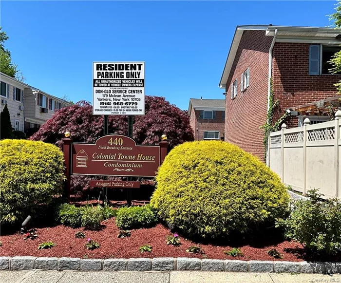 Welcome to Colonial Towne House! This 3 bedroom 1.5 bath Condominium not only offers space, convenience, beautifully maintained grounds and low maintenance, but it also is a corner unit which gives you an additional private entrance through your backyard!