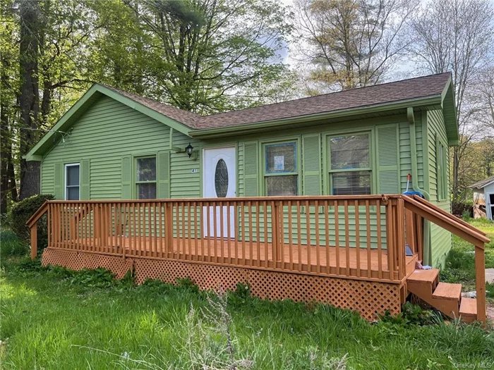 Uniquely renovated rental available in the Port Jervis District. This one bedroom, one bath home is ready for a new tenant. High quality wood paneling makes this home very special. The kitchen is very spacious with plenty of cabinets and counterspace. Large famly room and dining room. Brand new windows..brand new flooring. A front porch to sit out and relax with a fresh cup of coffee. There&rsquo;s space outside for your enjoyment. Washer and dryer included for your convenience. Come take a look!