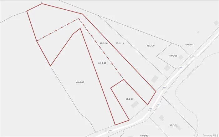 Lot # 18. Putnam Valley 4.97 Acre Lot in R-3 Zoning District. R-3 Zoning District Regulations: Minimum Net Lot Area: 3 Acres. Minimum Building Area: 30, 000 SF. Minimum Road/Lot Frontage: 200 feet. Setbacks: 50 feet front and back, 40 feet sides. Please note that in order for a lot to be deemed buildable in Putnam County where a septic is needed, a B.O.H.A. is required, after which buyer would be able to obtain a building permit and a variance if a non conforming lot, or if unable to adhere to the zoning regulations. Adjacent 4.50 Acre lot 63.-2-18 also for sale. LOT IS TO THE RIGHT OF 659 PEEKSKILL HOLLOW ROAD