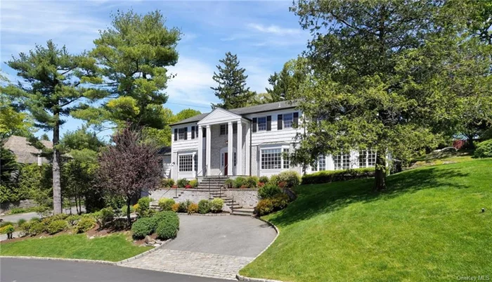 Graciously sited on Oakledge Road, steps from the Bronxville School, Village and train, 1 Oakledge is a spacious and stately home perfect for entertaining and comfortable living. A bright elegant entryway welcomes you to well balanced principal rooms including a formal dining room, a library with handsome built-ins, a living room with fireplace and access to a private terrace and yard for play and a light filled sunroom also with access to the terrace and yard. The heart of the home is the chef&rsquo;s kitchen with center island, dining area, desk, and top-of-the-line stainless appliances. Conveniently there is a walk-in pantry and first floor laundry. A powder room completes the first floor.  The upper level offers an oversized primary suite including a primary bath with double sinks, walk-in shower, jacuzzi tub and make-up area, additionally, there&rsquo;s a wall of closets for those who love fashion and a sitting area for reading. There are three additional bedrooms and two bathrooms on the second floor. The lower level, which has very high ceilings, is perfect as a gym, a golf simulator or hobbies. There is a two car garage with electric car charger and ample space for parking outside in the driveway. Don&rsquo;t miss this very special offering!