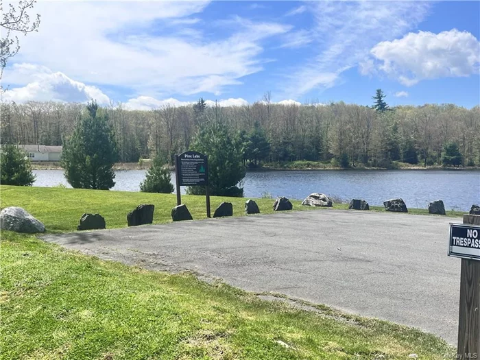 Come check out this 5.01 acres and build your dream home. Access to this 10 acre non motorised pristine lake in Pine Lakes Estate. Just minutes away to Route 17, Resort World Catskill Casino, and Bethel Woods. Only an hour and a half from NYC.