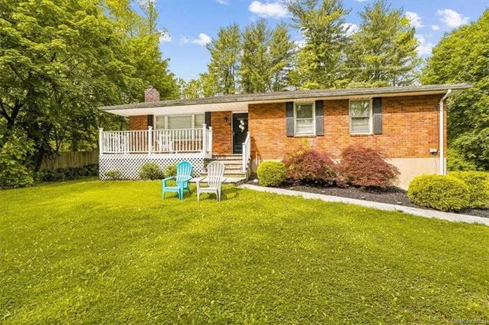 Welcome to this impeccably maintained ranch-style home, a perfect blend of accessibility and tranquility. Conveniently located near major highways, it still offers the serene ambiance of nature. This residence has been fully renovated, boasting a modern kitchen and a chic, stylish bathroom. The living room seamlessly transitions into the dining area, which opens up to an inviting four-season room at the back. Additionally, the spacious basement provides an excellent area for hosting extended family or creating your own personal retreat. Enjoy the outdoors with an above-ground swimming pool and expansive land, perfect for spending time with loved ones. The driveway has been recently sealed, and the utilities have been upgraded in recent years. This exceptional home will not remain on the market for long schedule your appointment today!