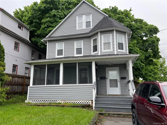First level rental in this two family home. Walk up to a nice covered porch for your use. Very clean and maintained two bedrooms and one bathroom ready to move in to. Nice size kitchen and a living room. Parking available. Come take a look!