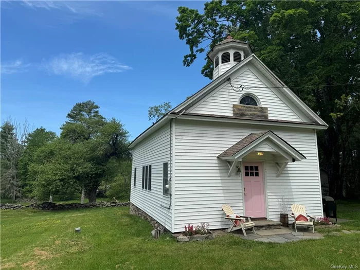 UNIQUE Vintage Schoolhouse From The 1800s. Hardwood Flooring. Soaring Ceilings With Open Lofted Bedroom. This Magical Studio Space Has Been A Highly Successful Short Term Rental. Completely Renovated And Turn Key. Perfect If You Are Looking For A Getaway Upstate, In Need Of A Writing Or Art Studio, Or Even If You Want To Begin To Invest In Real Estate. This Is A Pure Piece Of Art. A Once In A Lifetime Chance to Purchase An Original Schoolhouse... Ready To Move In. Walking Distance To The Forestburgh General Store and Forage Pizza. Around The Corner From The Forestburgh Playhouse. Within 3 Miles To The Rio Reservoir For Swimming and Canoeing.. Eagle Watching Too.