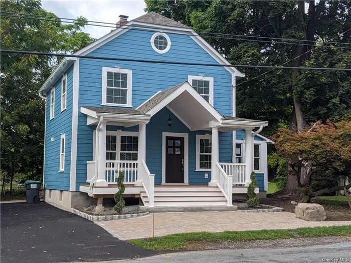 Perfectly located in the heart of the Historic Village of Warwick. Relax on the gorgeous covered porch while greeting passersby. Completely redone both inside & out in 2020. Brought down to the studs and beautifully built back up. Very likely the only 1910 house in the Village of Warwick that meets current building code! New siding, new roof, new gutters, luxury vinyl floors throughout, almost all new windows (many shatter-proof), new stainless appliances, granite countertops in kitchen and baths, new HVAC system including new ductwork. Spray foam insulation ensures low utility bills. New electric including new panel. High hat lighting and high-end finishes throughout. Owner did not miss a detail. Even the pocket doors are soft close! Too many improvements to list. Enjoy village living in this pristine new home without the worry of a mortgage! Impressive space in an efficient package. Beautiful paver patio out back matches the custom sidewalk in front. 800+ Credit. No Pets, No Smoking.