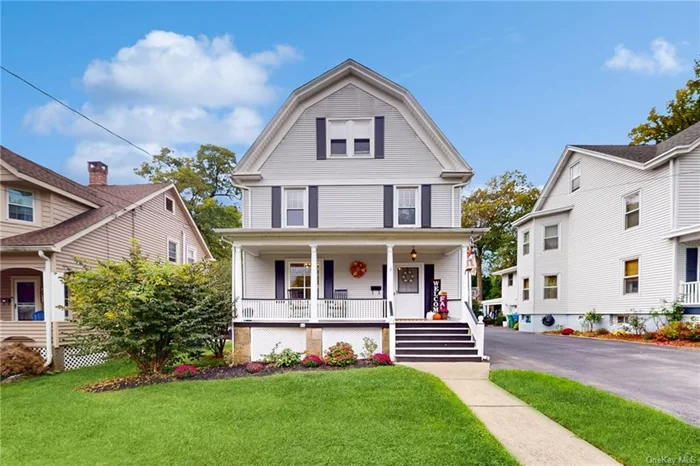 HH RR 100% Money Back Guarantee! Nestled in the heart of the Village of Goshen, NY, this charming home offers the perfect blend of historic charm & modern convenience. Enjoy leisurely strolls to nearby restaurants, shops, & the vibrant downtown area. Featuring beautifully restored hardwood floors, freshly painted interiors from top to bottom, this home is move-in ready. Ideal for multi-generational living, the main floor boasts a spacious 1st floor bedroom/ flex space with an en-suite, own entrance & porch over looking the backyard, an wonderfully updated kitchen perfect for any chef, a welcoming mud room, and inviting dining and living areas for family gatherings. Upstairs, you&rsquo;ll find four additional bedrooms and a full bathroom, providing ample space for everyone. The attic presents a vast space ripe for future projects, whether you dream of a second owner&rsquo;s suite, a game room, or a home theater. Let your imagination run wild in this versatile and beautifully located home.