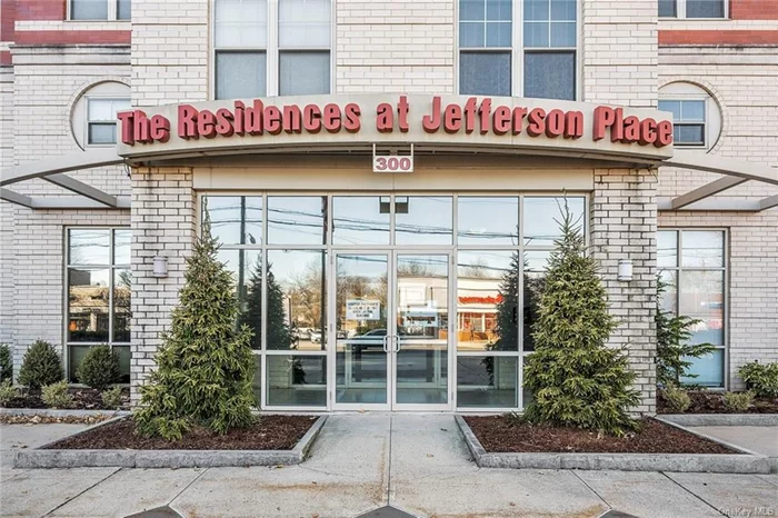Welcome to easy living at Jefferson Place in downtown White Plains. Some amenities included are in-unit washer/dryer, garage parking spot, 24-hour concierge, gym, club room, community room/library, and media/movie room. Enjoy the open concept floor plan in this light and bright 2 bedroom, 2 full bathroom corner unit with hardwood floors, granite countertops, and breakfast bar. Convenience abounds...close to Metro North Train (36 minute commute to Grand Central Terminal), restaurants, shopping, and weekly farmer&rsquo;s market. Experience all White Plains has to offer! Pet friendly. Second parking spot available for additional $100 fee.
