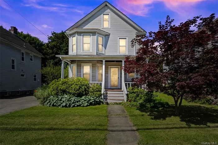 This charming two-story home is filled with old world charm and character. Large rooms throughout and just waiting for the right finishing touches of its new owner. directly across from a park and playground and convenient to shopping and Marist College.