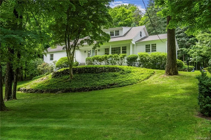 Welcome to this spacious, peaceful, and impeccably maintained 6-bedroom, 4-bathroom home in the Chappaqua School District (Millwood). This home offers 5, 034 square feet of move-in ready living space and sits on a scenic and private 2-acre lot. The large rooms and easy layout are the perfect canvas to create your dream home within this lovely cul de sac neighborhood! The Living Room leads to the gracious Dining Room with a large garden window. The Eat-In-Kitchen features sliding doors out to the large deck. The main floor Primary Suite includes a walk-in closet, wall of additional closets, and a large marble Bathroom with a soaking tub and steam shower - a dreamy space to create your own retreat. Enjoy the convenience of a Home Office/Addtl Bedroom and a Family Room with fireplace off the kitchen with more sliding doors to the deck. Upstairs there are 3 large Bedrooms and a Hall Bathroom with a separate bathroom/shower room. The spacious above-ground finished lower level features a Gym/Exercise Area, large windowed Recreation Room, 6th Bedroom with windows, and Full Bathroom. Storage space galore! Step outside to relax by the heated pool with new liner (2022) and enjoy the wooded views from the new Trex deck (2023) with retractable electric awning. The property also includes a fabulous Har Tru tennis court, dog run, and invisible fencing. Additional amenities include central air conditioning, hardwood floors, and a whole-house generator. New roof (2022) and Hardiplank siding (2022). Don&rsquo;t miss the opportunity to make this stunning property your own and experience tranquil living in the Chappaqua Schools District. Close to shops and schools.