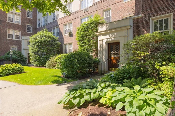 Top floor perfection at Bronxville Towers, located in the heart of Bronxville Village. This quintessential in-town, iconic brick, elevator building is known for it&rsquo;s historic charm and finest location. Spacious and elegant layout with long entry hall, Tuscan chef&rsquo;s kitchen with tons of storage and cheery eating area right by the window and west facing views. Large living room with built-in shelves is drenched in sunlight. Bonus alcove that has a walk-in closet, perfect as a home office or for an overnight guest. Generous bedroom suite with two exposures, two closets and well-appointed roomy en-suite bathroom, luxurious with long marble counter, porcelain sink and spa-like glass enclosed shower. It&rsquo;s an easy walk to the train and quick 28 minutes to Grand Central. Beautiful, professionally landscaped grounds. Pet friendly. Storage unit included. Super chic and always just a few steps from everything Bronxville Village has to offer!