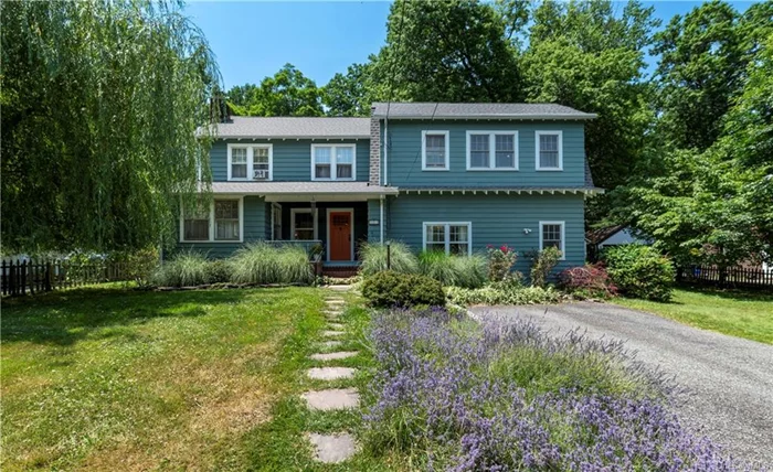 Situated in the highly desirable Upper Nyack area, this expanded Dutch Colonial home offers 5 bedrooms and 3 baths, ideal for comfortable living and entertaining, complete with a guest suite. Upon entering, you&rsquo;re greeted by a welcoming foyer that leads to a living room with a wood-burning brick fireplace and an adjacent sitting room/den. The formal dining room and sunroom seamlessly flow into an eat-in kitchen, featuring all-new stainless steel appliances (2023), creating a warm and inviting space for gatherings.   Just a few steps down, you&rsquo;ll find a spacious family room, perfect for relaxation and entertainment, along with a 5th bedroom and a full bath, forming a perfect 3-room guest suite. Upstairs, the luxurious primary bedroom suite boasts high ceilings, a large walk-in closet, and a full bath with a large shower. Three additional bedrooms, one of which is currently used as a study with a built-in laundry area, and a well-appointed hall bath complete this level.  Outside, enjoy the serene private backyard, complete with a charming brick patio, a tranquil koi pond, and a fully fenced perimeter for added privacy. A detached garage provides ample storage space. Within walking distance to Upper Nyack Elementary School, this home is perfectly located for outdoor enthusiasts and city commuters alike. Hike The Hook, stroll riverside at Nyack Beach State Park, and enjoy the vibrant downtown Nyack area, all just minutes away. With only a 35-minute drive to NYC, this home offers the perfect blend of tranquility and accessibility.  This home has seen many recent improvements, including a new roof (2022/2024), a new boiler (January 2024), and a new water heater (November 2023).