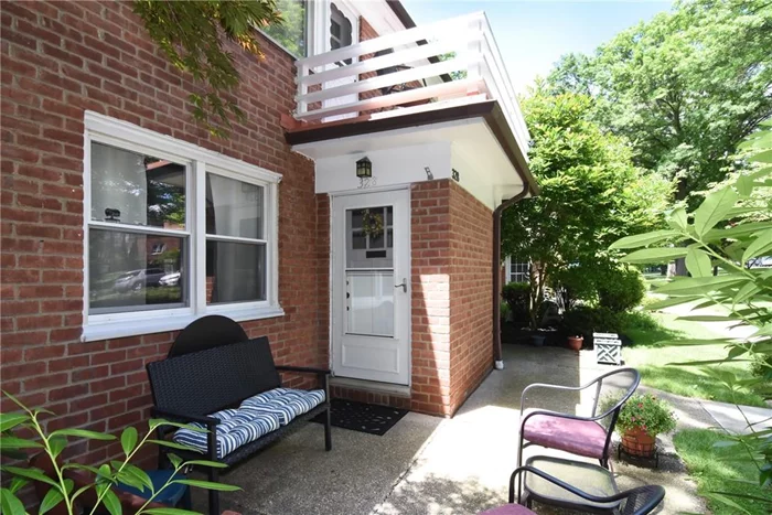 Enjoy easy living in this 1st floor, 2-bedroom coop at the Half Moon complex in Irvington! This unit boasts an oversized patio (grandfathered) that leads to the front door (just one step!). Inside, there&rsquo;s a spacious living room that leads to an open dining area (with winter Hudson River views). The kitchen and hall bath have both been renovated. (The bath now features a shower stall). The primary bedroom is large, with a closet. The second bedroom is spacious as well. Half Moon is located a few blocks from Irvington&rsquo;s Metro North Station (40 min to GCT), and quaint Main Street shops and restaurants. There is ample street parking. Garage ($70/mo.) and assigned parking ($30) are waitlisted. A common laundry room in the basement, has been updated with new machines. Half Moon is beautifully maintained. All utilities & taxes are included in the monthly maintenance, including a designated storage space in the basement. The peaceful campus-like grounds offer playground and picnic areas, ample parking, and residents enjoy bike/stroller storage, and assembly spaces. There is plenty of parking on South Buckhout Street. Welcome Home! Additional Information: Amenities:Stall Shower, Storage, HeatingFuel:Oil Above Ground,