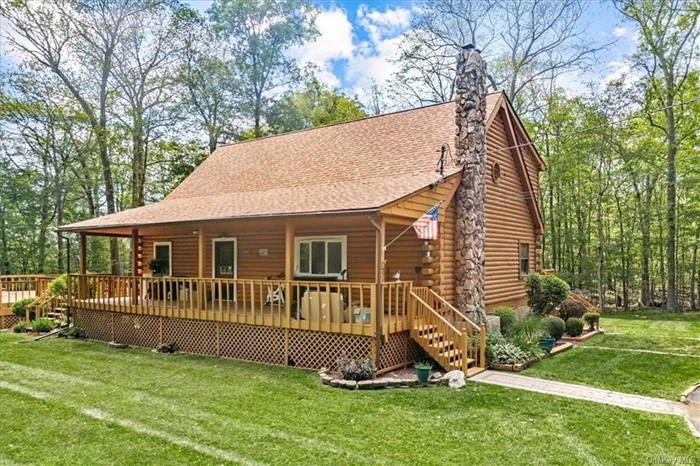 Welcome home to 451 Foster Road, a stunning log residence within the Pine Bush school district. Arriving you will notice the peace and tranquility of your acre property featuring a circular drive, rocking chair front porch and expansive level yard space. Step inside your new home to find a two story entry and living room with a wide open concept to the dining room and renovated kitchen. The living room provides a cozy wood burning stove while the dining room provides access to the rear porch, and your kitchen comes complete with island, stainless appliances and ample counter space. The first level features the convenience of a full bath and two generous sized bedrooms. The second level of your home is where you will find a large open bonus room which leads itself to many possibilities such as a home office, additional family room, or rec room. A large bedroom with double closets, one a 13&rsquo;x5&rsquo; walk-in as well as a full bath complete the second level. On the lower level of the home you will notice ample storage space, Bilco doors to the yard, as well as the option to have additional recreational space. The expansive yard space is excellent for entertaining and you have the option to add in a brand new pool. All of this with favorable taxes and close proximity to shops, restaurants, commuter routes and so much more.