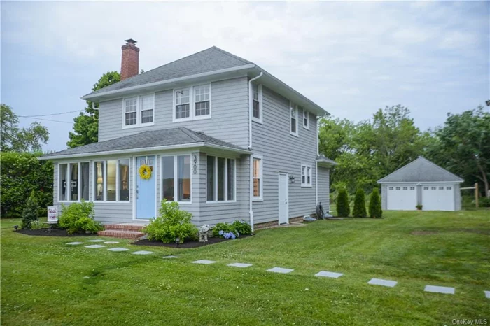 Prepare to be captivated by this immaculately renovated 3 Bedroom, 2 Full Bath Colonial nestled on .33 acres in Cutchogue. Upon entry, you&rsquo;re welcomed by a charming enclosed front porch leading to a generously sized living room boasting gleaming hardwood floors. The kitchen is a chef&rsquo;s dream with brand new stainless steel appliances, quartz countertops, and a stylish barn door. Entertain in the formal dining room, relax in the updated Full Bath, or utilize the revamped Mud Room/Laundry Room. Upstairs features three spacious bedrooms and an additional full bath. Noteworthy upgrades include central air conditioning and a state-of-the-art submersible well complete with a filtration system. Heating is provided by natural gas, ensuring efficient warmth. Other enhancements include a new patio, fresh dry wells, custom closet organization systems, newly installed basement insulation, and a detached 2 car garage with spray foam insulation. Don&rsquo;t let this opportunity slip away!