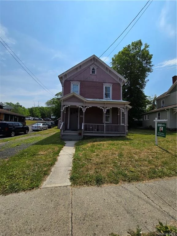 Charming 2 story Victorian single-family home in the heart of New Paltz. This adorable home is move in ready and waiting for your personal touch. Large eating kitchen, first floor bedroom porch. Second floor 3 other bedroom and 1 bathroom. Utilities wore updated 2020.Sidewalk line bust lining streets of this busy village .so close to everything in the business District.