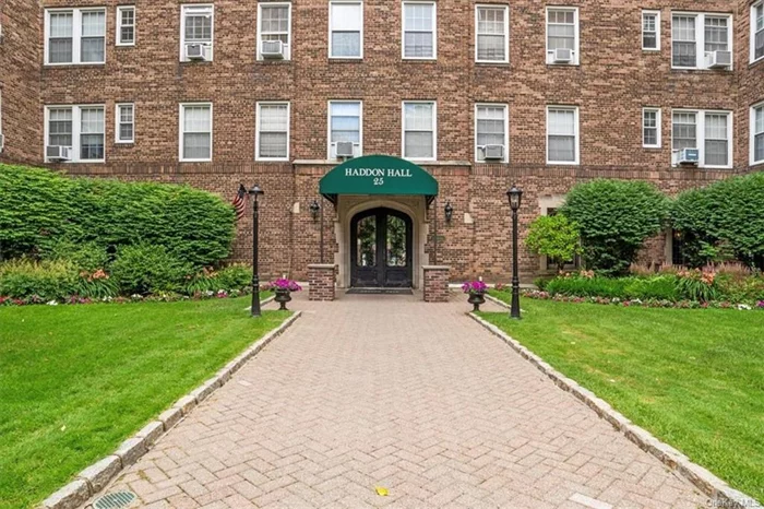 Come and see this oversized 2 Bedroom, 2 Bath Co-op in sought-after 25 Parkview Avenue/Haddon Hall with tree-top views. This oversized 1, 700+ apartment with great space offers the perfect canvas for all your creative decorating ideas. Sun-filled rooms with wonderful Entry Foyer, Eat-in-Kitchen, high ceilings, hardwood floors throughout, and step-down Living Room with working Fireplace. 2 Bedrooms, 2 Baths with Ensuite bath in Primary Bedroom. Walk to vibrant Bronxville Village, Metro North train, specialty shops and plenty of food eateries to choose from. Waitlist for Building Parking. Unassigned street parking with a $25.00 annual permit fee from the City of Yonkers - For more information go to the Yonkers Government Parking website. Pet Friendly Building - 2 pets welcome, not to exceed 75 lbs. in total. This is a non-smoking building.