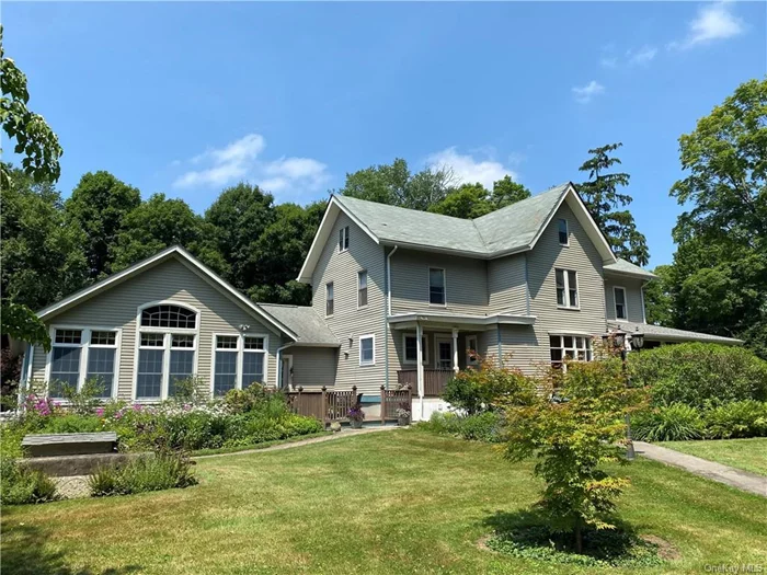 Enjoy the best of Country Living in this unique Armonk Farmhouse on two bucolic acres with wrap-around front porch in the Award Winning Byram Hills School District. This well-cared-for home offers 3800 square feet w/4 Bedrooms & 3 Baths and includes a 1500 sqft newer, first-floor primary suite w/an open, vaulted family room, dining area, butler&rsquo;s pantry w/laundry & private entrance. Double sets of French doors open onto an expansive patio for family gatherings and views of the expansive grounds and majestic sunsets. The 700 sqft studio above the detached 2-car garage offers space for creative aspirations, a gym or private workspace. Bordered by 30 acres of protected Land Trust property guarantees privacy and having nature as your forever neighbor. Embrace Country Living in this thoughtfully expanded Armonk home, just minutes to Bedford, Greenwich and Armonk Square w/restaurants, shops and all the amenities of this charming town. Come see it today!