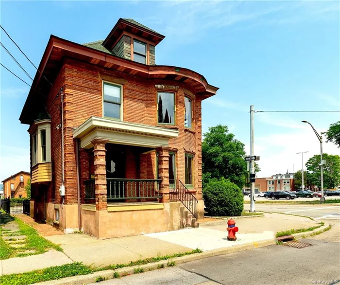 This Historic brick building is located in a prime location in the City of Poughkeepsie, also known as the Queen City on the Hudson. With its high visibility and traffic count, this C-2 zoned building offers a multitude of opportunities for potential buyers. The building itself boasts a stunning combination of original restored woodwork, beautiful hardwood floors, massive pocket doors, high ceilings, and detailed finishes throughout. Every corner of this property exudes charm and character.  Situated on the corner of Academy and Church Street (arterial), this building provides ample off-street parking, a highly desirable feature in the area. Its location in the Creative district further adds to its appeal, as it encourages a variety of uses such as lite industrial maker spaces, office spaces, and live-work arrangements. The C-2 zoning offers a wide variety of uses. The building has undergone many substantial updates. It features two heating systems, one for the upper floor and one for the lower floor, ensuring optimal comfort throughout. The full walk-up attic is fully insulated for energy efficiency, providing additional storage space. Other updates include the electric system, roof, re-pointed brick exterior, paved lot, and a spacious dry basement for storage purposes. One of the major advantages of this building is its proximity to various amenities. It is conveniently located near the Poughkeepsie train station, the Poughkeepsie business district, the Poughkeepsie waterfront, the Mid-Hudson Bridge, and The Walkway over the Hudson. Additionally, it is surrounded by a vibrant community with breweries, coffee shops, nightlife venues, and culinary-inspired restaurants. Close to colleges and major commuter routes. With its prime location, historic charm, and numerous updates, this building offers a rare opportunity for buyers to own a piece of Poughkeepsie&rsquo;s rich history. Don&rsquo;t miss out on this incredible investment and to be a part of the vibrant community in the Queen City!