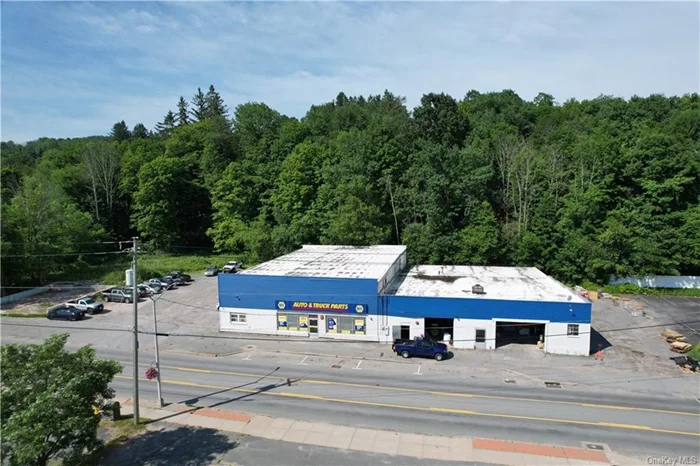 Awesome investment opportunity in the Village of Liberty. 18, 720 square foot building with retail space, repair shop and warehouse storage on second level and plenty of parking. Building is masonry construction with 4 overhead doors and sprinkler system. Napa Auto Parts is the current tenant and has been there 5 years with option to renew for 2 more 5-year terms. The owner is currently installing brand new thermal plastic roof system with a 20-year warranty. Tenants pay utilities and light maintenance along with plowing, water and sewer and their insurance for contents. Two lots included in sale total 1.24+/- acres. Cap rate is 9.7% with increases!! Average cars per day 10, 000 plus! High visibility location, near exit ramps for NY 17 / I-86. Also available as part of investor bundle with Monticello and Jeffersonville locations.