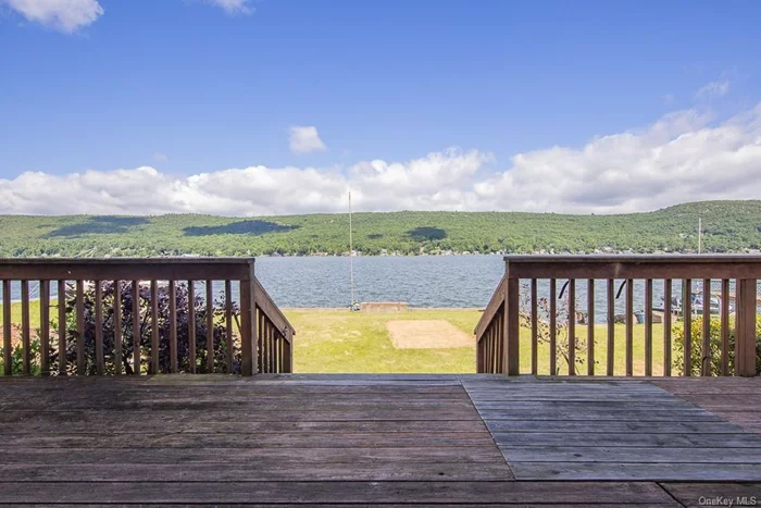 BEAUTIFUL LAKEFRONT HOME OFFERING YEAR ROUND VIEWS OF GREENWOOD LAKE. Bring your own boat and enjoy the water surrounded 360 degrees of rolling mountains where you can also hike the Appalachian Trail. This all season destination has so much to offer including orchards, farms, Bellvale Creamery, farmers&rsquo; markets, wineries, breweries, restaurants, ski centers, and the villages of Greenwood Lake and Warwick. This property is walking distance to Cove Castle Restaurant and a Marina. Within the beautiful Hudson Valley, located 1 hour from NYC with public transit available. This property offers access to the Town Beach where summer outdoor concert series each year for residents.