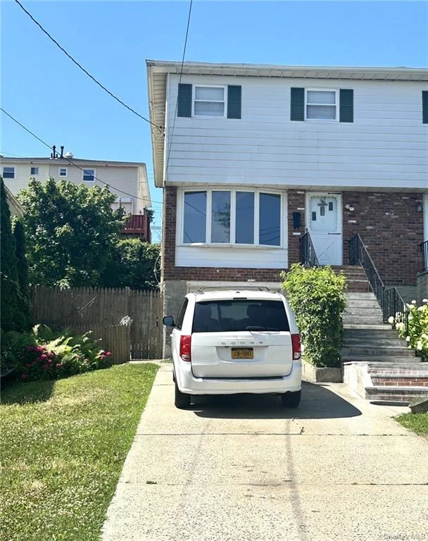 Welcome to your dream home! This updated 3 BRS/1.5 baths semi attached Colonial is situated in a prime Cul-De-Sac Yonkers location, offering the perfect blend of suburban tranquility and urban convenience. Fully renovated basement currently set up as a home gym, offering extra living space and versatility. Modern Kitchen equipped with brand new stainless steel appliances, perfect for all your culinary adventures. Just 30 minutes from NYC, this home is ideally located near all major highways, bus lines to NYC, and the MetroNorth. Ridge Hill and Cross County Malls are just minutes away, providing endless shopping and dining options. Enjoy walking and bike trails just down the hill, and a playground within walking distance. Total SQFT includes finished basement of 250 SQFT. Taxes do not reflect star exemption.