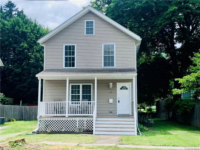 Discover the charm of this beautifully renovated 3-bedroom, 1.5-bath village home, perfectly situated within walking distance of local shops, restaurants, and parks. The inviting eat-in kitchen features stunning granite countertops and sleek stainless steel appliances, with French doors that open to a spacious, level backyard complete with a large shed. Convenient washer/dryer hookups are located in the upstairs bathroom. Come see all this delightful home has to offer!