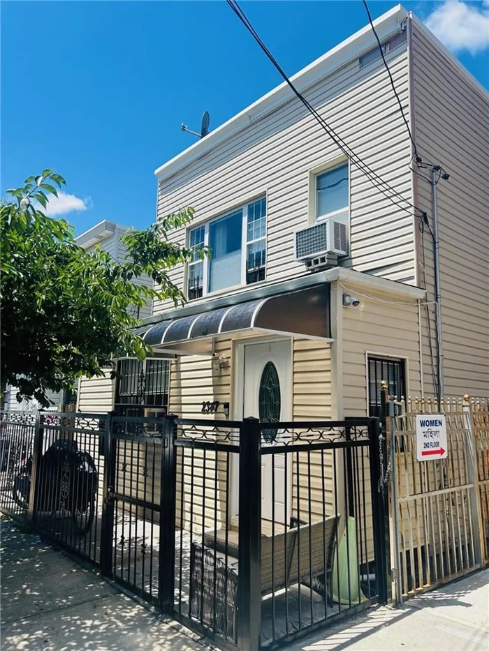 This terrific two family home is located in a quiet area of Castle Hill /Parkchester section, of the Bronx. The first unit offers an open concept with kitchen, 3 bedroom and 2 full bathroom. The second unit is similar layout; offers an open concept with kitchen, 3 bedroom and 2 full bathroom. Throughout the property, you will find hardwood floors, and plenty of sunlight. Additionally there is a two-bedroom walkout basement with a summer kitchen, full bathroom, huge living room and plenty of closet space with separate entry, access to the backyard. Lastly, a spacious backyard, great for entertainment. This is a great starter investment home, with spacious rooms and closets thought out the property. Close to train, buses, shopping, park & school.  Please DO NOT DISTURB THE SELLER, to view the property you need to make an appointment with your realtor. SOLD AS IS. PROPERTY IS BEING SOLD with upstairs tenant. Additional Information: Amenities:Storage,