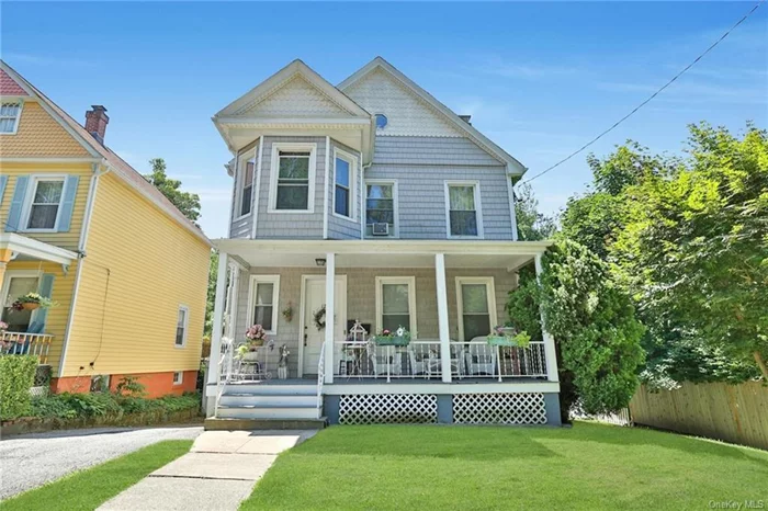 Discover historic charm and modern comfort in this well maintained property located on a quaint street in the Webber Park section of Sleepy Hollow. This two-family home presents a great opportunity for investors or homeowners seeking versatility and income potential. Step onto the inviting rocking chair front porch and into a world of character with high ceilings and large windows that flood the interiors with natural light. Unit 1 boasts 2 bedrooms, while Unit 2 offers 3 bedrooms, each providing a covered deck, perfect for enjoying fresh air rain or shine. Both units feature spacious rooms and eat-in kitchens. Outside, a lovely yard provides a peaceful retreat and space for outdoor activities. A convenient carport and driveway offer ample parking. The unfinished walkout basement is great for storage and recreation. Don&rsquo;t miss out on the opportunity to own a piece of Sleepy Hollow&rsquo;s history while enjoying the benefits of modern convenience and potential rental income.