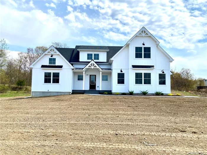 New construction cape on 12+ acres. The Palmer II boasts 4 bedrooms, 2.5 baths, 9&rsquo; ceilings, exposed beams & wide plank floors throughout. Warm, inviting fireplace in the cozy living room & custom kitchen with stylish lighting package, tiled back splash, center island, vented hood & SS appliances. Enormous 1st floor Master Suite with vaulted ceilings, walk in closet & private bath with soaking tub, tiled shower & double vanities. Covered porch, pressure treated back deck & 2 car garage all included.