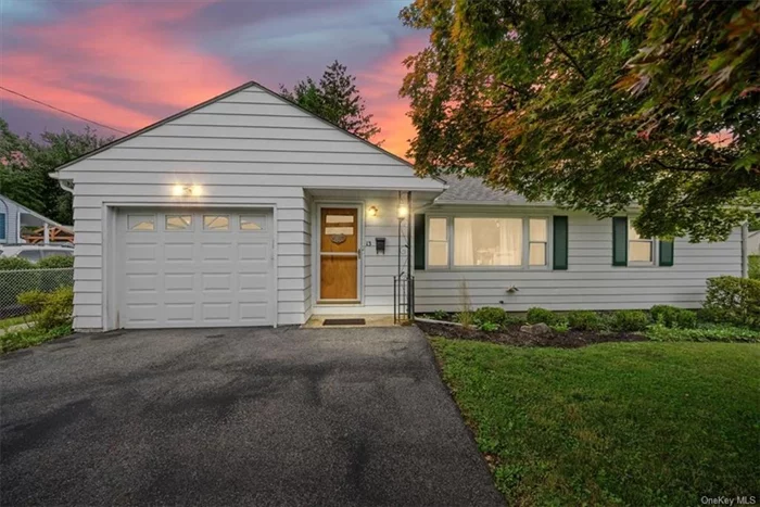 This Classic Cornwall on Hudson Ranch has been meticulously maintained and lovingly cared for by the original owners. With two bedrooms, a den and a full unfinished basement there is space to grow into this timeless treasure. The front door leads to the spacious living room with a bluestone foyer, a brick fireplace an oversized window and flows into the formal dining room and out to the screened in porch which overlooks the level, fenced in park-like back yard. The eat in kitchen has the original pine cabinets. Down the hall is an ample size bedroom, a full bath, a second bedroom and a den. Finer points of this home include hardwood floors(under carpet),  slider doors,  natural gas, municipal water and sewer, mature plantings, a side entrance, a once car garage with automatic opener and remote newly paved driveway and a huge unfinished space downstairs.   Located in the award winning Cornwall School District and 6 miles from West Point, 8 miles to Stewart Airport, and 7 miles to the Salisbury Train Station. Enjoy all the Cornwall offers including farmer market,  outdoor concerts, specialty boutiques, museum, library, Storm King Art Center, Rings Pond, eateries, Cornwall Yacht Club, Main St Art Walks, and so much more.