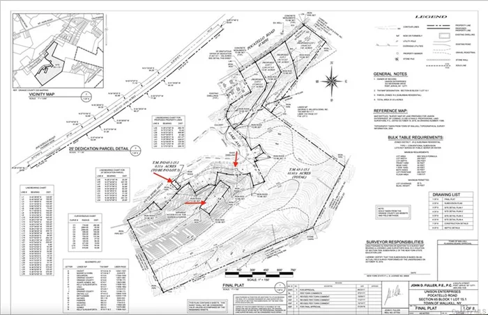 54+ acres of land for sale in the Town Of Wallkill. The land is conveniently located and sub-dividable. The largest parcel is 52.5 acres (65-1-15.13). Included in the sale are total of 5 continuous Parcels a) 65-1-15.13; b)67-6-3; c)67-6-4; d)67-6-11; e)67-4-4. The land is next to Lake Pocatello.