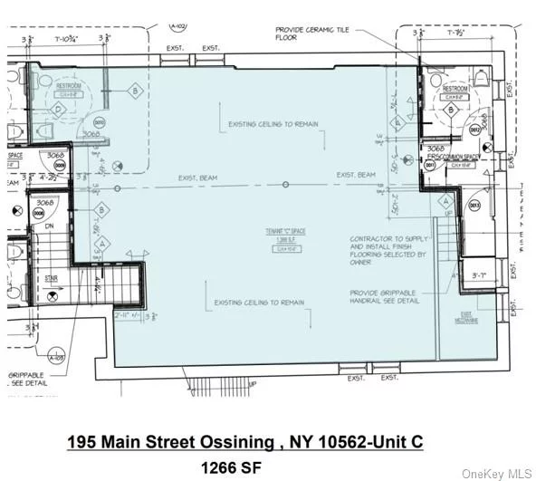 Bright 1266 SF Completely renovated in 2019 -with New HVAC system, Private Restroom. Flex type office space. Can be combined with lower level for shipping and receiving function.