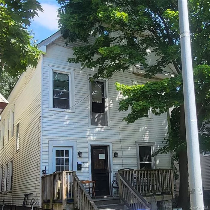 Multiple Offers; Highest And Best By Saturday 5pm. Calling all Investors! Located on a quiet cul-de-sac in the city of Poughkeepsie.This is a 2 Family Multi Unit property that needs some TLC! Both units contain 3 bedrooms, 1 Bath, Separate Utilities And Individual Entrances. Unit 1 has Five Large Rooms; Unit 2 displays Six Spacious Rooms. There is a Detached 2 Car Garage and driveway. Agents, See Other remarks.