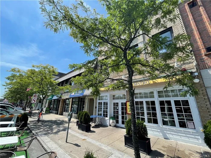 Prime retail space for lease on busy Mamaroneck Avenue corridor in Mamaroneck, NY. Steps from the Metro North train station and all shopping and restaurants. 650 SF street retail with heavy foot traffic, metered parking on the main road.