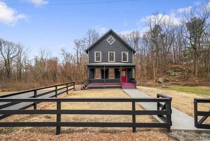 As you approach this quaint farmhouse, the first thing that catches your eye is its freshly painted exterior, a sleek modern black that stands out against the surrounding greenery. Opening the door, you&rsquo;re welcomed by the warmth of hardwood floors that lead you through the thoughtfully renovated space. Each room tells a story of both history and modernity, blending seamlessly. The kitchen,  adorned with new fixtures and appliances, beckons the aspiring chef to create culinary masterpieces. Wandering through the three bedrooms, envisioning restful nights and cozy mornings, you&rsquo;re struck by the craftsmanship of the recent renovations. The two bathrooms, boasting modern amenities, offer comfort and convenience. Peering out of the windows, the panoramic view of 1.5 acres of land invites daydreams of gardening or outdoor gatherings. Stepping onto the all newly redone deck at the back, you&rsquo;re greeted by a sense of tranquility, the perfect spot to enjoy a morning coffee or evening sunset. New Septic Tank was installed in April 2024. Beyond the property lies the charm of the Hudson Valley, a region rich in culture, art, and natural beauty. This farmhouse isn&rsquo;t just a home; it&rsquo;s a canvas of new beginnings against a backdrop of historical charm and modern comfort. It&rsquo;s a place where the past meets the present, inviting you to create lasting memories in the heart of the Hudson Valley.