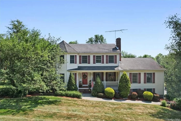 Here it is! Nestled on 1.5 acres in the picturesque hills of Goshen, this classic colonial awaits its new owners to create a lifetime of memories. This over 2600 square foot home enjoys 4 spacious bedrooms and 2 full and one half baths. What you will fall in love with is the chef&rsquo;s kitchen, inviting family room, and two cozy fireplaces. Step outside to a truly beautiful and private yard with a picture-perfect pool area, ideal for summer gatherings and relaxation. This home offers the perfect blend of privacy and convenience, with easy access to all amenities. A serene retreat that&rsquo;s ready to welcome you home. So let&rsquo;s talk.