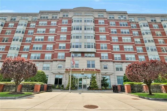 Move in condition 2BR/2BTH Condo in The Residences of Jefferson Place, White Plains! Prime location. This sundrenched condo offers a perfect blend of style and comfort. Featuring new floors, freshly painted, corner unit, new light fixtures, open layout, surrounded by windows, all new blinds,  master bedroom with an updated en-suite bath, 2nd bedroom, full hall bath, kitchen w/granite counters and eating area, stainless steel appliances, new garbage disposal, 2 reserved garage parking spaces. Renovated entrance lobby. Enjoy modern amenities: 24-hour concierge, fitness center, media room, social room, children&rsquo;s playroom. Centrally located public transportation, Metro North, Easily accessible to Major Highways, restaurants, and shopping. Modern Living at its Finest.