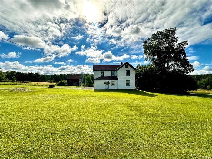 CHARMING FARMHOUSE IN BETHEL NY - Home to the original Woodstock festival site just a couple of miles away where Bethel Woods Performing Arts Center now stands. Lucky to have this beautiful venue around the corner where you can attend amazing outdoor concerts under the stars, festivals, events or visit the Woodstock Museum in this iconic and historical setting. This farmhouse is set on three beautiful acres with lots of sky/sun for a great garden and many options for outdoor living. Inside you&rsquo;ll find enough space for all, great kitchen leads out onto a large deck for dining al fresco. Down the road you have White Lake where you can rent a boat, go fishing, dine on the lake at one of several restaurants. Approximately 2.5 hrs from NYC makes this home a very easy commute. Close by you&rsquo;ll find many quaint towns for dining/shopping, the Delaware River for rafting/fishing, Kartrite Indoor Water Park, Resorts World Casino, skiing at Holiday Mountain/Big Bear at Masthope Mountain, many amazing hiking/biking trails and absolutely the best farmers markets you&rsquo;ll find anywhere, all for a very beautiful life in the country.