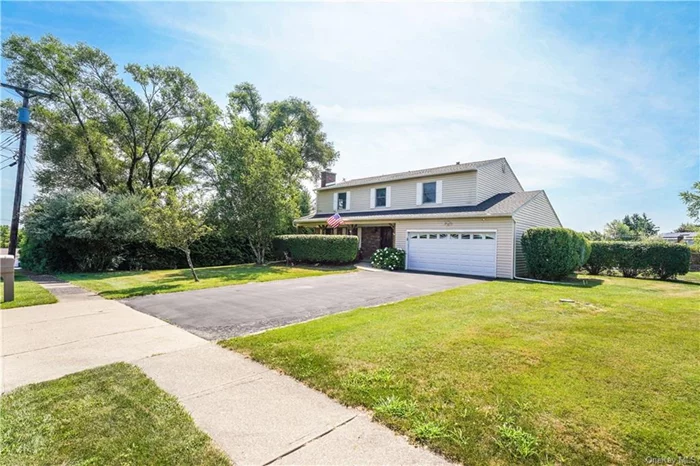 Welcome home to this Horizon Heights 5 bed 2.5 bath colonial set on a cul-de-sac with an inground pool. Greeted by a covered front porch, enter into the spacious foyer adjacent to the living room with a fireplace. The effortless flow into the dining room just off of the kitchen is perfect for entertaining with a picturesque bay window overlooking the backyard. The eat in kitchen has an open concept with a peninsula offering ample counter space for preparation and company. Finishing off the lower level is a half bath and additional living space with sliding glass doors to the expansive deck. Off of the deck is a beautifully updated walkway leading to your in-ground pool. Heading back inside, upstairs offers 5 generously sized bedrooms including a large primary with a nicely appointed en-suite and walk-in closet. The unfinished basement offers opportunity and convenience with ample storage and possibilities. Included is a whole house Generac generator and a long list of recent updates!