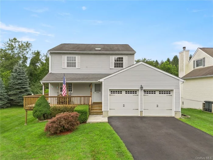 Welcome to Meadowbrook Farms! Beautiful 3-Bedroom. 2.5 bath home on a cul-de-sac. This charming colonial home offers a delightful blend of comfort and convenience. Gather in the spacious dining and living room, where a cozy fireplace creates a welcoming ambiance. Large primary bedroom with an en-suite bathroom and a cedar walk-in closet. Enjoy the large wrap-around deck, with a front sitting porch, ideal for outdoor entertaining or relaxing. Some additional features include a 2-car garage, shed, a walkout basement with ample storage, and a brand-new air conditioning system. Outdoor enthusiasts will love the proximity to hiking trails, golf courses, and skiing. Commuters will appreciate the proximity to trains, while local shops and restaurants are just a short drive away. Plus, it&rsquo;s only 1.5 hours from NYC. Don&rsquo;t miss out on this fantastic opportunity to make this house your own. Schedule a showing today!